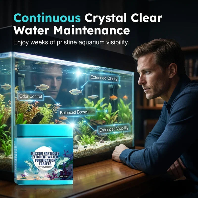 🔥Buy 2 Get 1 Free ✨High-Efficiency Aquarium Water Purification Tablets