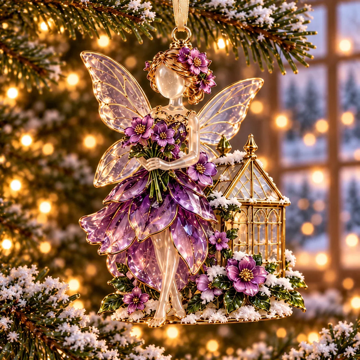 Winter Garden Fairies – 6 Enchanting Christmas Ornament Designs