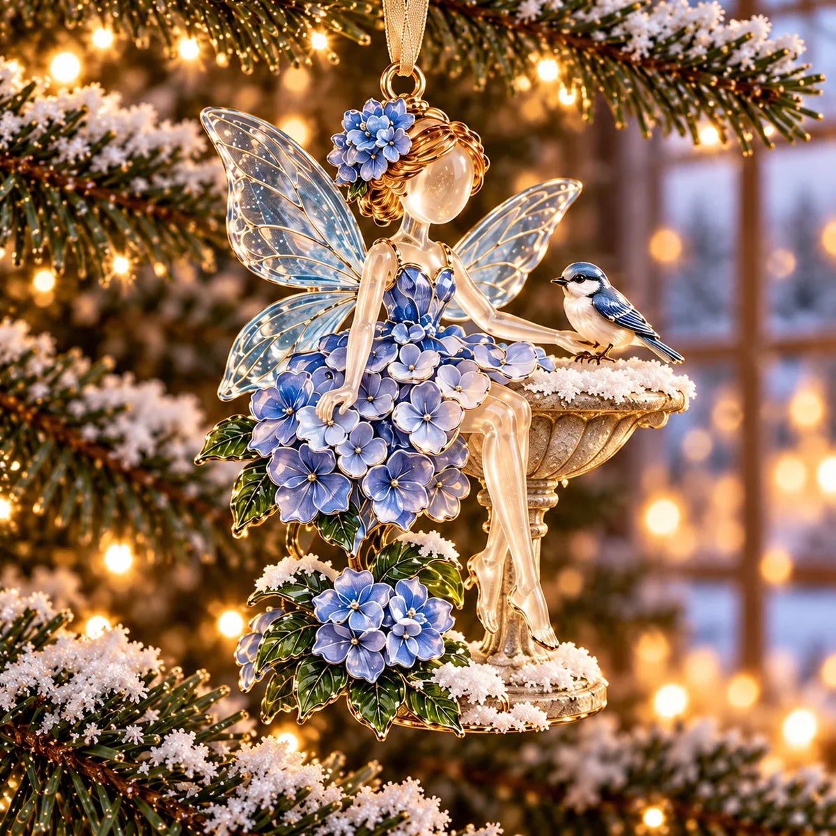 Winter Garden Fairies – 6 Enchanting Christmas Ornament Designs