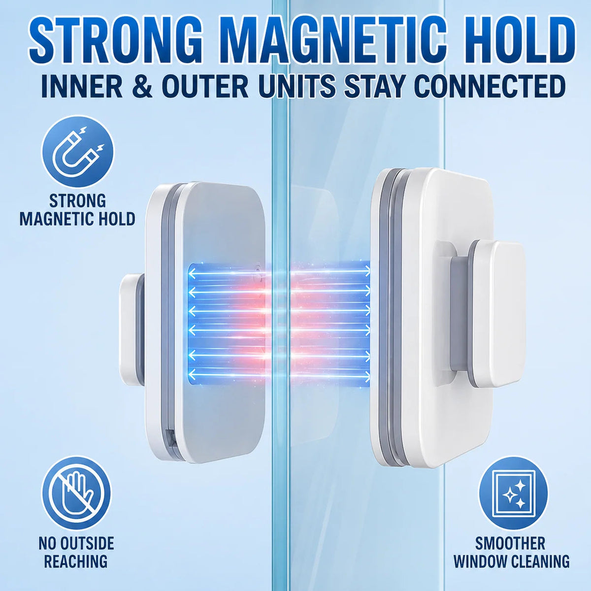 💥 50% OFF – 6-in-1 magnetic window cleaner: dual action, total safety, flawless results from the very first pass – grab yours now 🧲 🛒