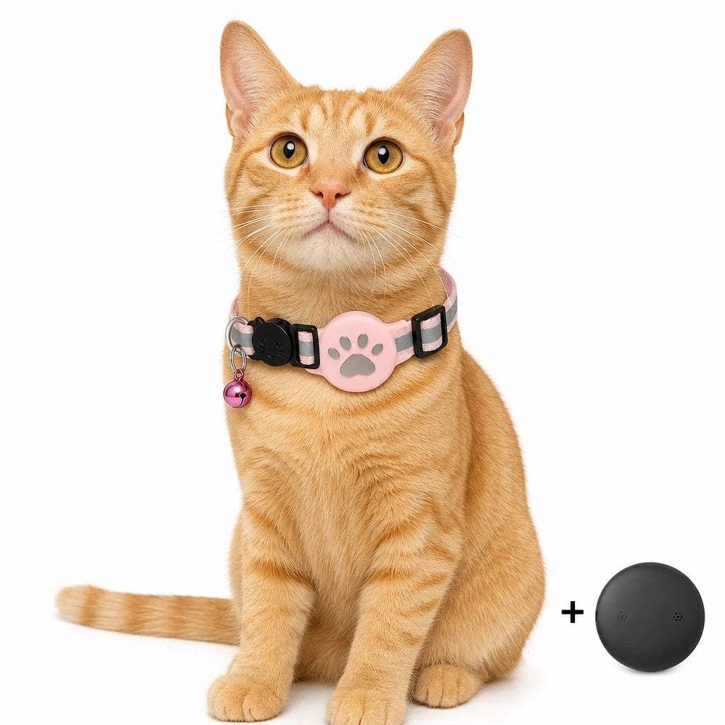 🏷️limited-time 49% Off! reflective Cat Collar With Waterproof Smart Pet Tracker Locator🐱