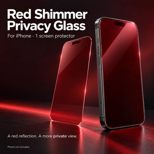 ❤️ iPhone Red Flash Privacy Screen Protector