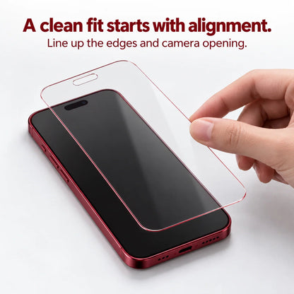 ❤️ iPhone Red Flash Privacy Screen Protector