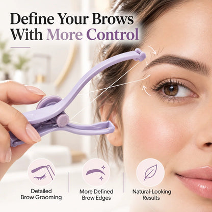 Eyebrow Threading Tool 💜 – Precise Facial Hair Removal at Home