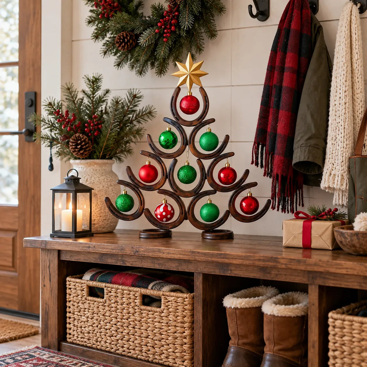 Horseshoe Lucky Christmas Tree