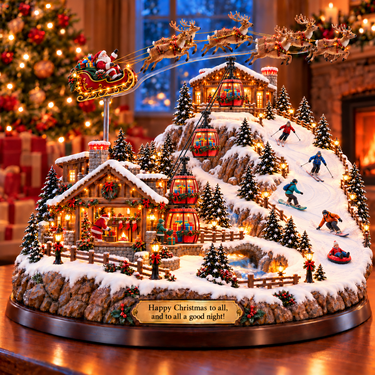 🌞 Christmas Eve Mountain Village — Winter Adventure Edition