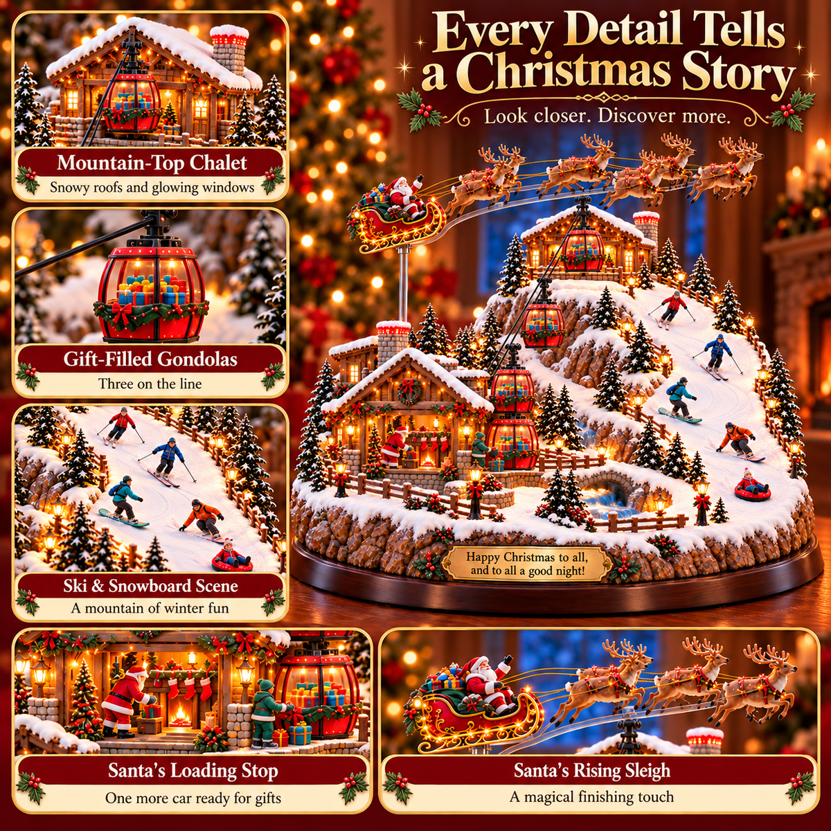 🌞 Christmas Eve Mountain Village — Winter Adventure Edition