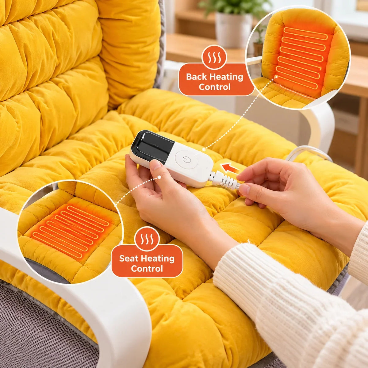 Heated Seat Cushion – Cozy Warmth for Everyday Comfort
