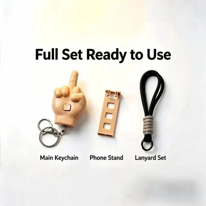 ✨Buy 1 Get 1 Free🖕 Retractable Middle Finger Prank Pendant