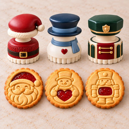 🔥Limited time 50% OFF -🍓🍪 Christmas Jam Cookie Press – Make Adorable Holiday Cookies at Home!