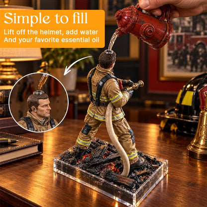 🚒 Light-Up Firefighter Rescue Humidifier🎁A Unique Gift for Everyday Heroes!