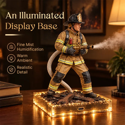 🚒 Firefighter Rescue Mist Humidifier | Light-Up Hero Gift