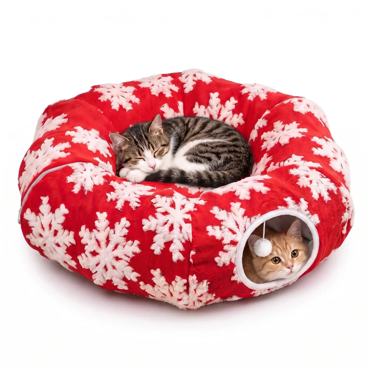 🐱Christmas Tree Cat Tunnel🎄 The Ultimate Cat-Proof Tree Skirt & Hideaway 🐾