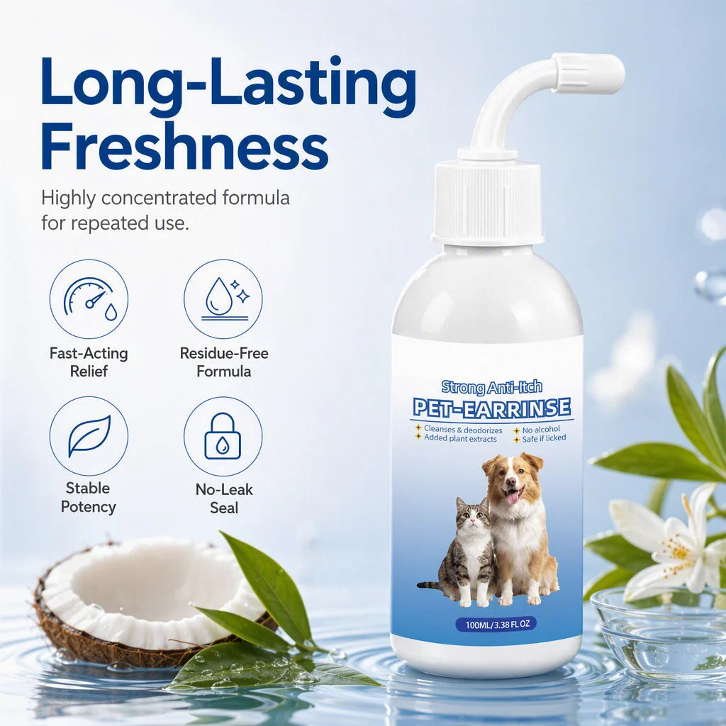 💕Buy 1 Get 1 Free🎁🐶🐱Pet Ear Cleaner for Dogs & Cats👂🪄