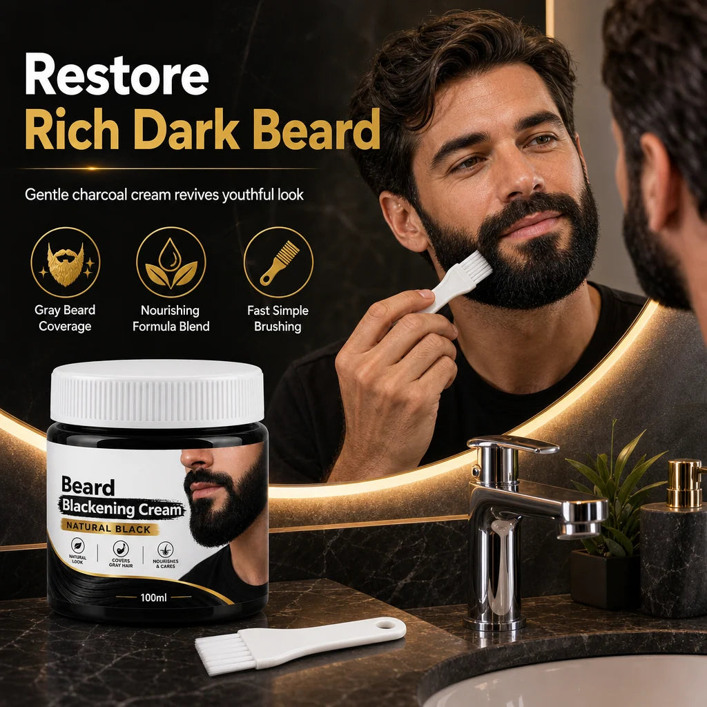 Men's Natural Black Beard Dye Cream