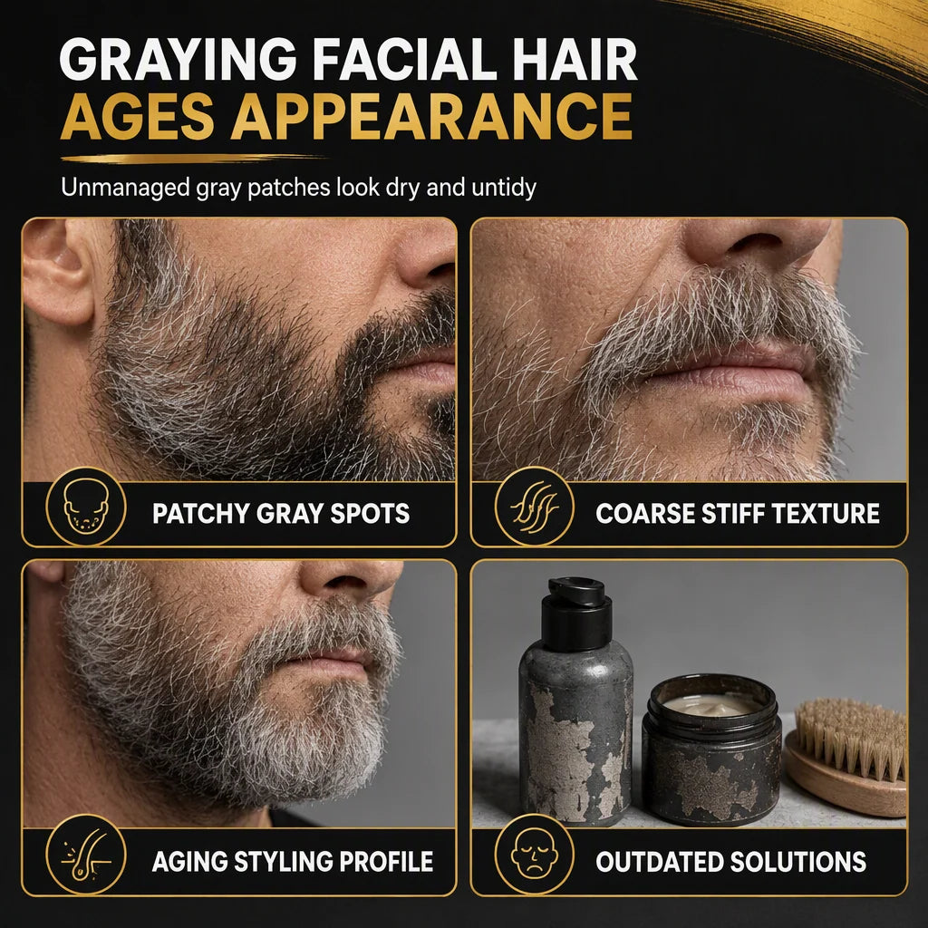 Men's Natural Black Beard Dye Cream