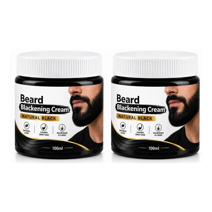 Men's Natural Black Beard Dye Cream