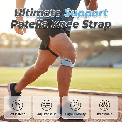 🦵 Breathable Shock-Absorbing Patella Knee Strap – Adjustable Support for Active Movement 🏃