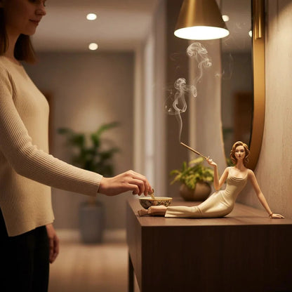 💞Handcrafted Ceramic Aroma Statue