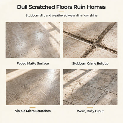 Tile and Floor Refurbishing Cleaner for Scratch Removal and Maintenance
