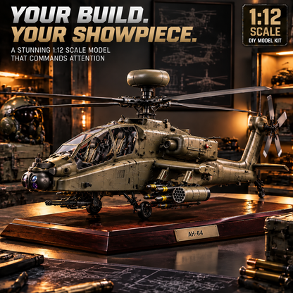 🔥LAST DAY 70% OFF🚁Attack Helicopter Model Kit – Build Your Own Military Aviation Legend