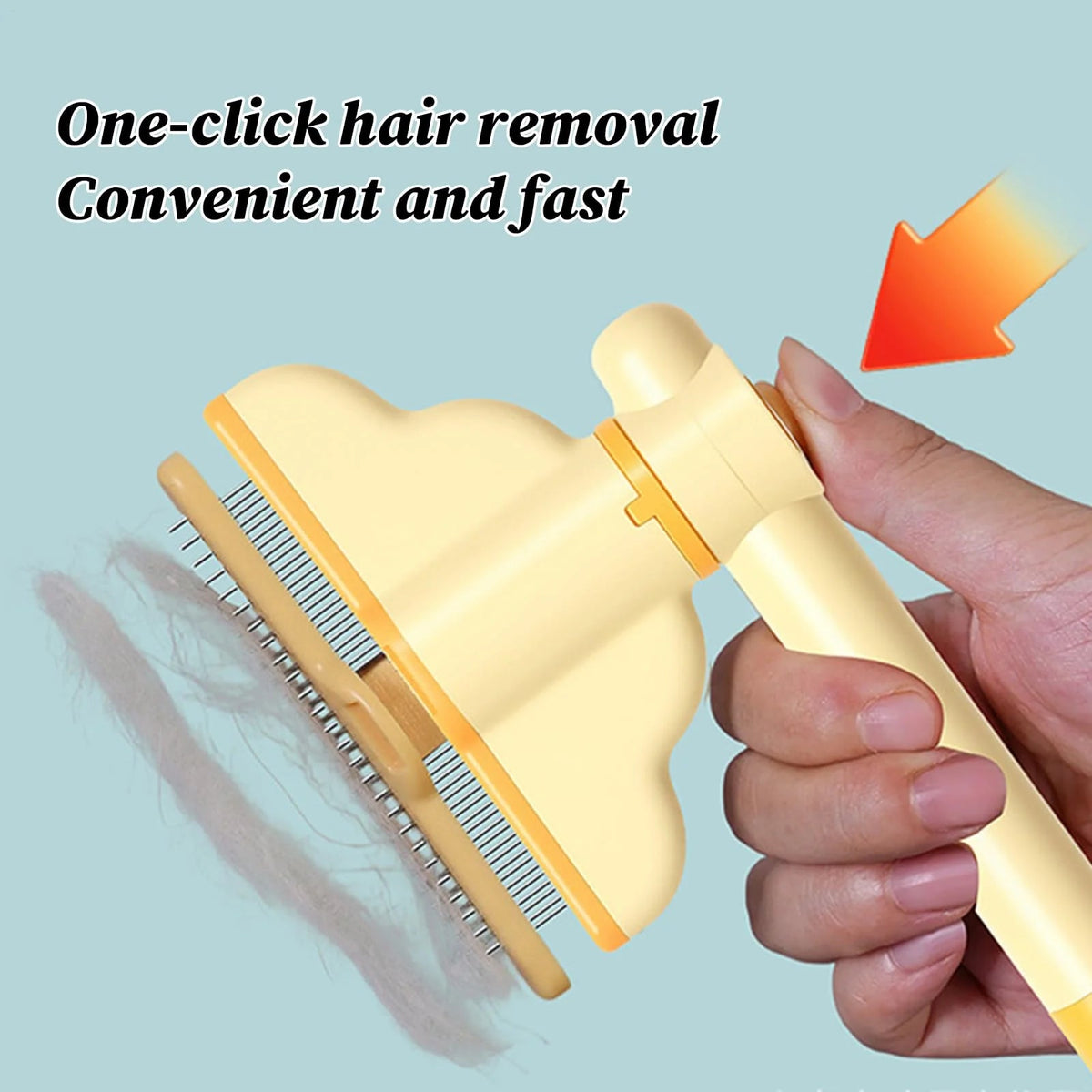 2-Pack Self-Cleaning Pet Grooming Combs 🐾 – Easy Fur Removal
