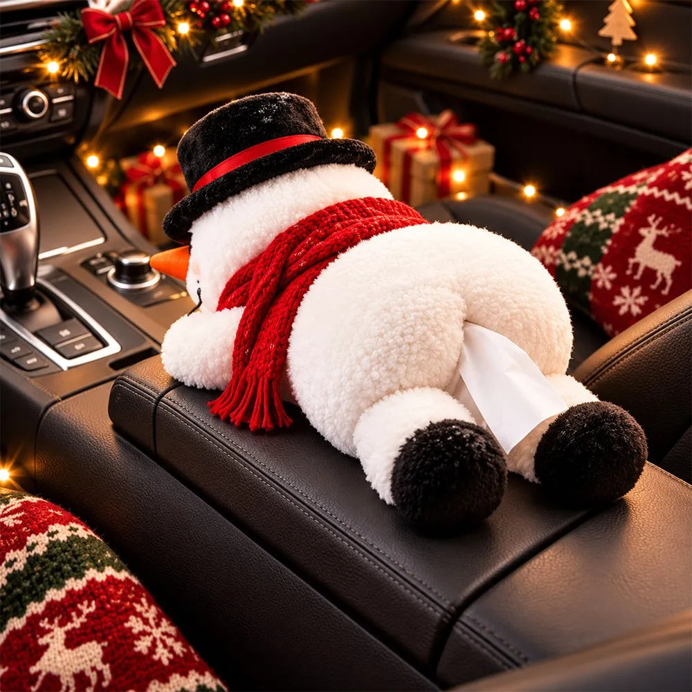 🤣☃️Funny Christmas Snowman Tissue Holder✨