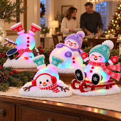 ☃️ Adorable Light-Up Snowmen | 4 Cute Christmas Garden Style🌞