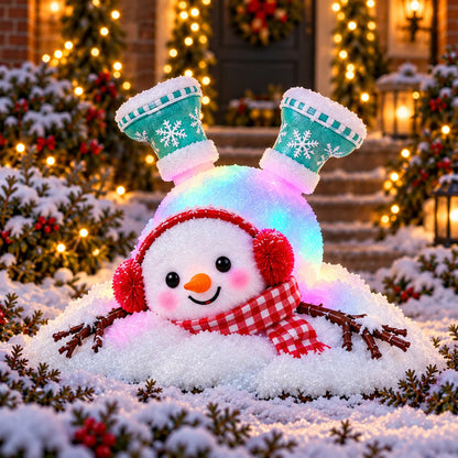 ⭐☃️ Adorable Light-Up Snowmen | 4 Cute Christmas Garden Style⭐