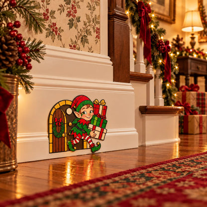 🏅Funny Christmas Baseboard Decorations – 5 Playful Holiday Designs