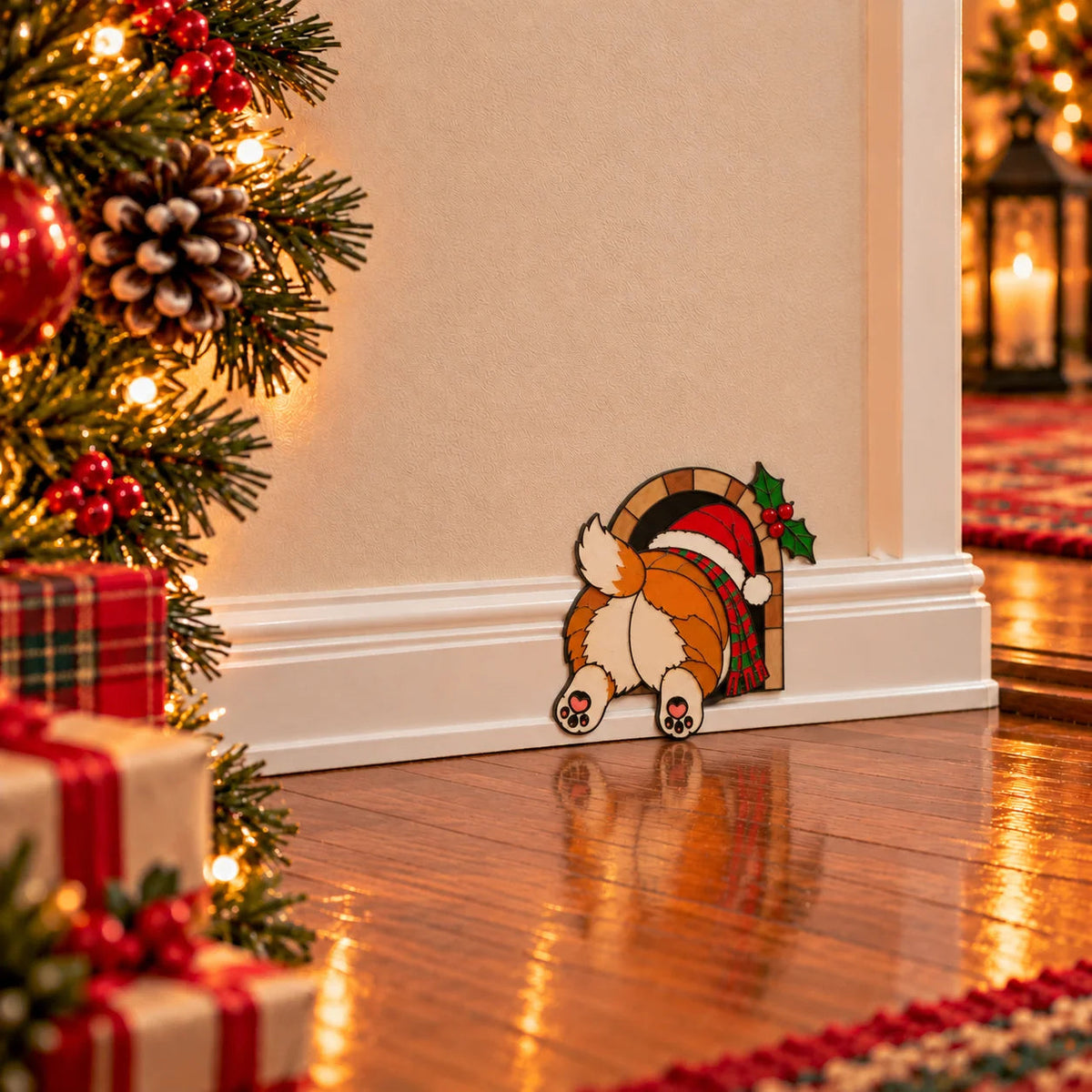 🏅Funny Christmas Baseboard Decorations – 5 Playful Holiday Designs