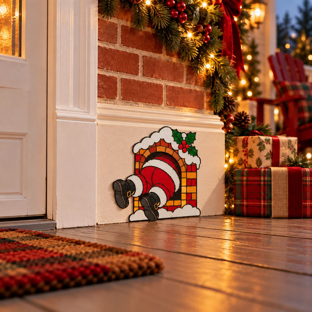 🏅Funny Christmas Baseboard Decorations – 5 Playful Holiday Designs