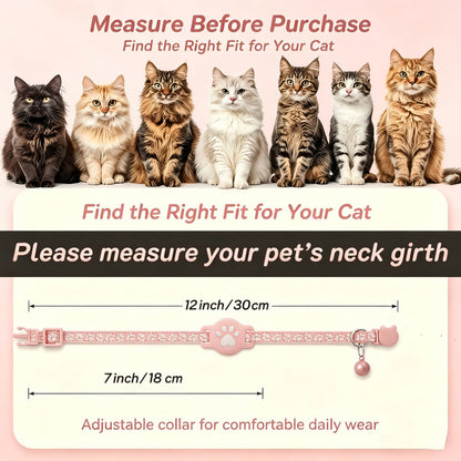 🏷️limited-time 49% Off! reflective Cat Collar With Waterproof Smart Pet Tracker Locator🐱