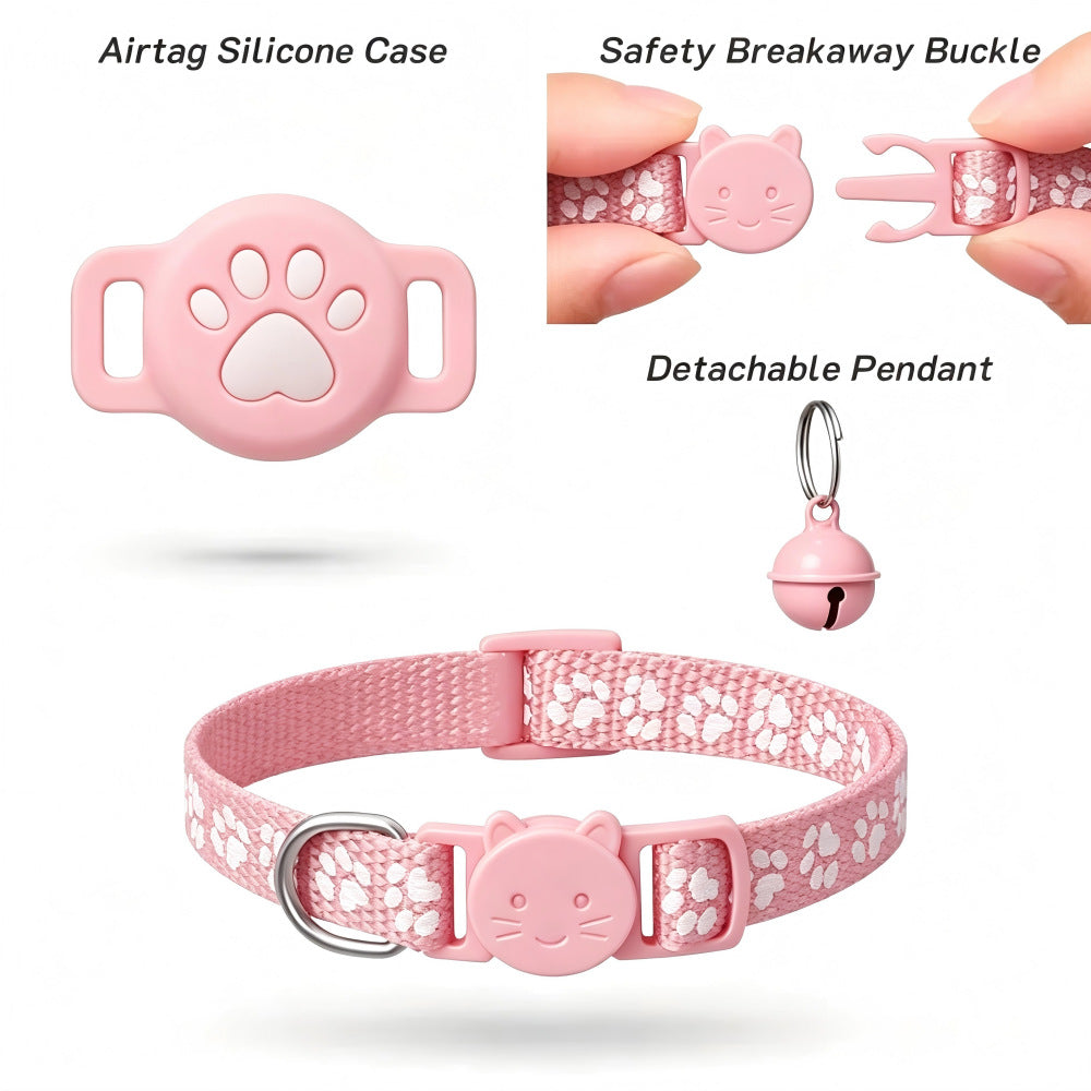 🏷️limited-time 49% Off! reflective Cat Collar With Waterproof Smart Pet Tracker Locator🐱