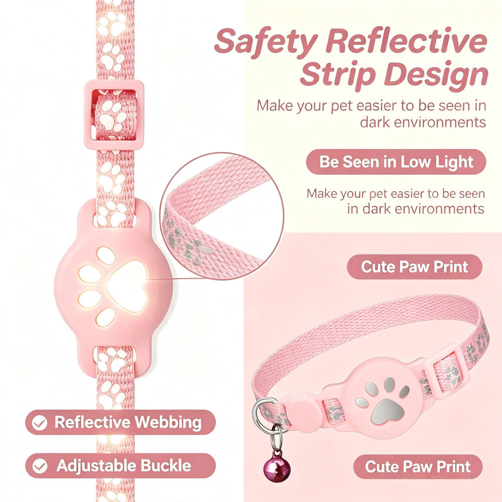 🏷️limited-time 49% Off! reflective Cat Collar With Waterproof Smart Pet Tracker Locator🐱