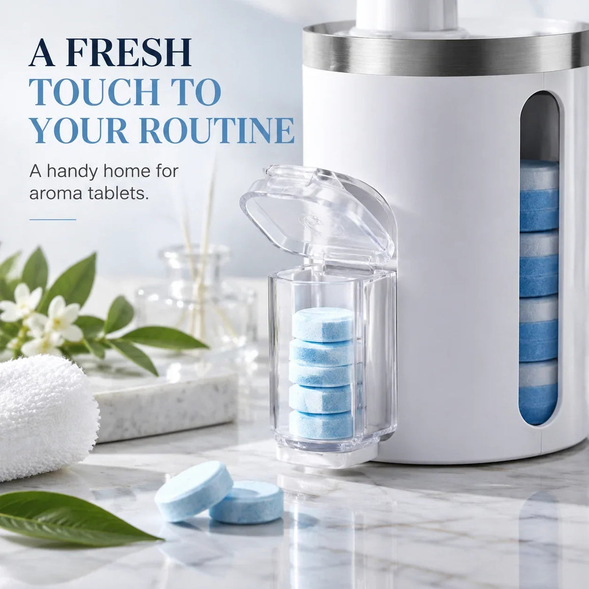 🚽 Disposable Toilet Cleaning Brush – Replaceable Heads with Storage Holder