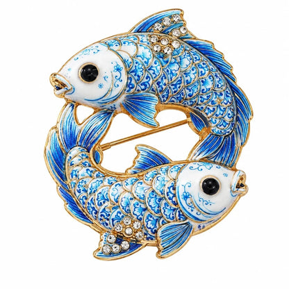 Luxury Zodiac Enamel Brooch – Turn a Simple Blazer into a Statement ✨
