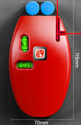 ✅50% off Bright infrared laser, accurate 90° right angle, pocket-sized leveling tool!