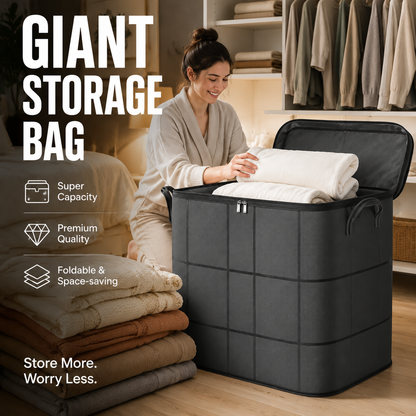 ⚡50% OFF Factory Clearance –📦Foldable Storage Tote – Waterproof, Dustproof, Big & Portable