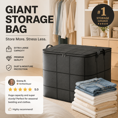 ⚡50% OFF Factory Clearance –📦Foldable Storage Tote – Waterproof, Dustproof, Big & Portable