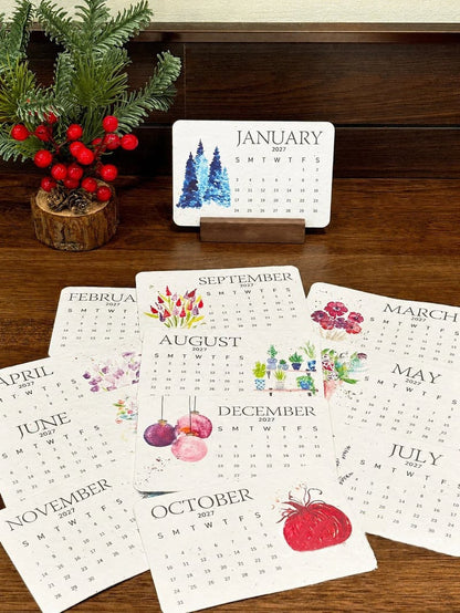 Plantable Seed Calendar 2027