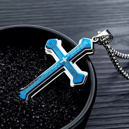 🔥Men's Lord's Prayer Cross Necklace