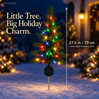 🎄4-Pack Solar Strawberry LED Christmas Pathway Lights, Multicolor✨