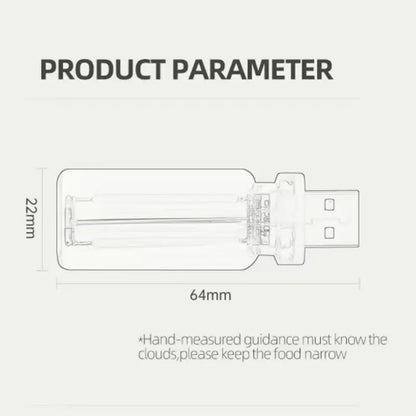 Car USB Touch Dimmable LED Filament Night Light