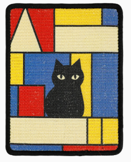 Wall-Mounted Artistic Sisal Cat Scratcher