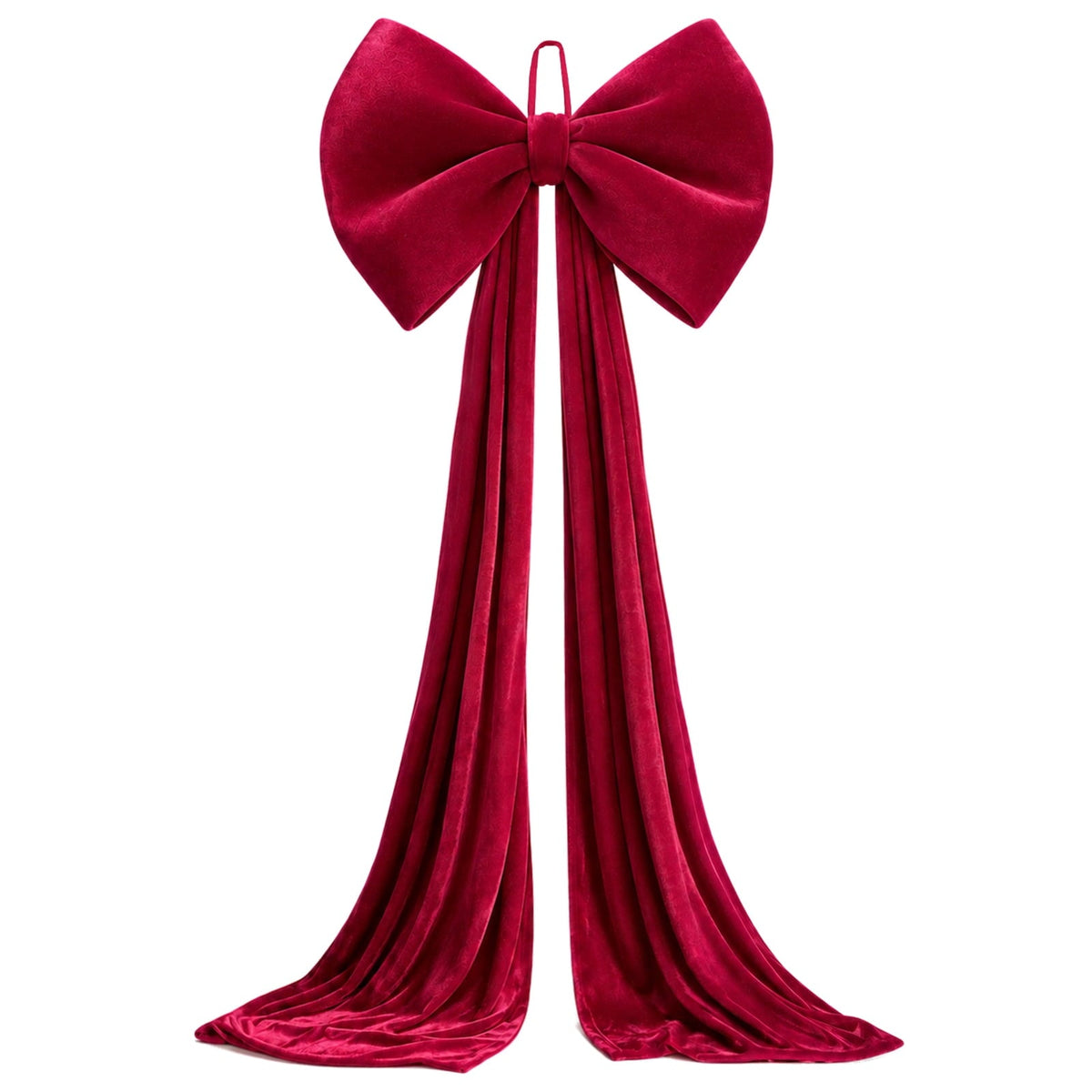 Velvet Christmas Tree Topper Bow, Large Bow for Christmas Tree Decorations