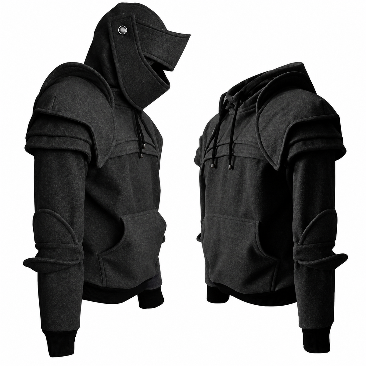 ⚔️ Become the Knight™ – Armor-Inspired Hoodie for Everyday Style