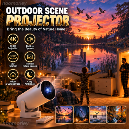 🏕️ Wildscape™ Nature Projector – Transform Any Room Into A Magical Outdoor Escape