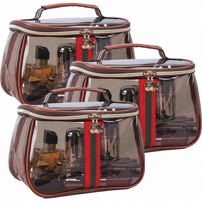 ✨💕Hot sale 49% OFF💖 3PCS New Retro Vintage Vanity Bag, Large Capacity Makeup Organizer for Women
