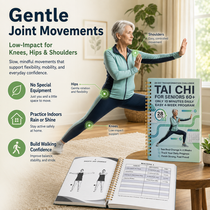 Tai Chi Walking for Seniors, Spiral Bound 28 Day Morning Plan